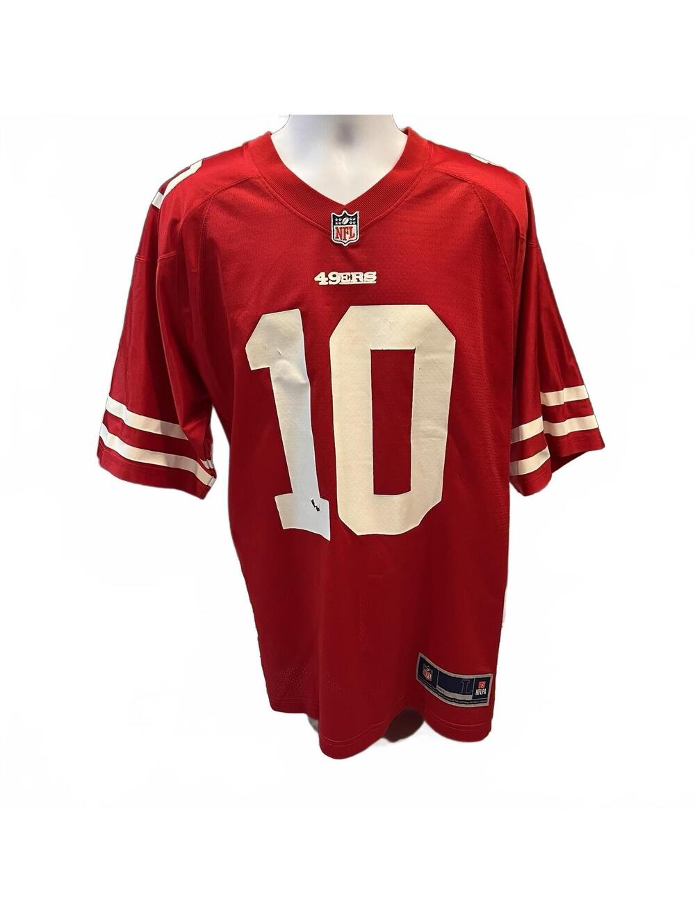 NFL Pro Line San Francisco 49ers Jimmy Garoppolo 10 Jersey Red L Football